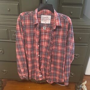 Frank & Eileen Red and Blue Plaid Men's Shirt